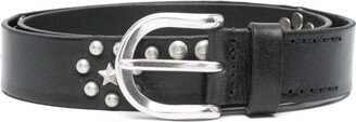 Studded Leather Belt