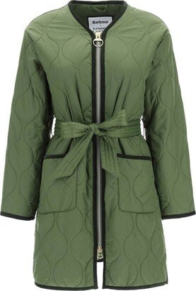 Padded Belted Coat-AA