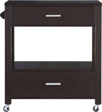 Umberra 2 Drawer Kitchen Cart Red Cocoa - HOMES: Inside + Out