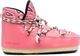 x Moon Boot lace-up snow boots