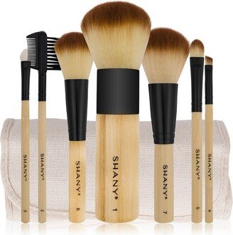 SHANY Bamboo Brush Set - Vegan Brushes - 7 pieces