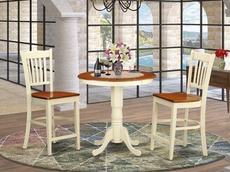 Dining Set With Kitchen Table and Wooden Dining Room Chairs-AL