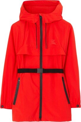 Everthorpe belted short parka coat