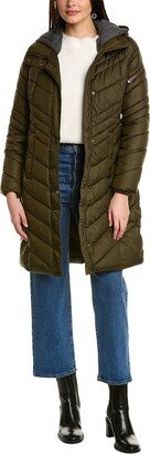 Odessa Jersey Trimmed Quilted Coat