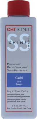 I0084061 Ionic Shine Shades Liquid Hair Color for Unisex - Gold - 3 oz