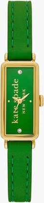 Rosedale Green Leather Watch