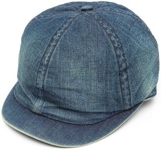 Panelled Denim Cap