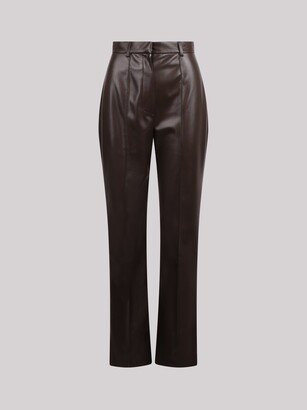 Leena Faux-leather Trousers-AB