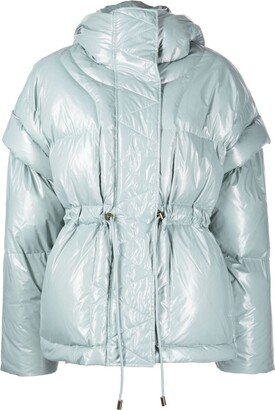 Rhodes hooded down jacket