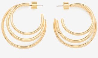 Lori 14kt Gold-plated Triple-hoop Earrings