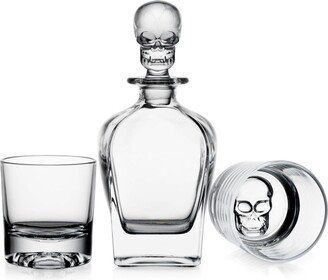 Skull Whiskey Set, 3 Piece