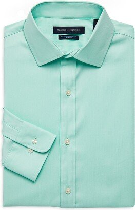 Slim Fit Jacquard Dress Shirt