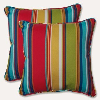 Westport Outdoor 2-Piece Square Throw Pillow Set - Pillow Perfect