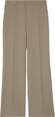 Tailored-Cut Virgin Wool Trousers-AA