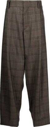 Plaid Tailored Trousers-AA