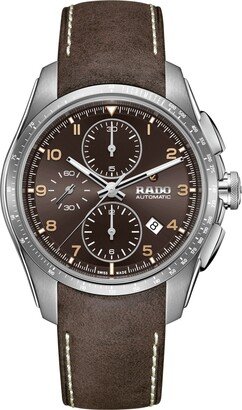 HyperChrome Leather Strap Chronograph Watch, 44mm