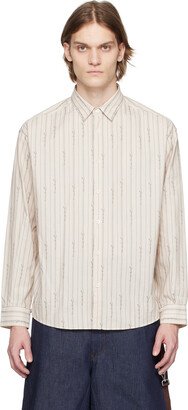 Beige Le Raphia 'La Chemise Simon' Shirt