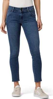 Collin Ankle Crop Raw Hem Skinny Jeans