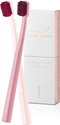 Swiss Smile Nuance Nude Toothbrush (Set Of 2)