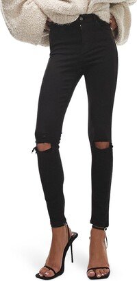 Jamie High Waist Ripped Skinny Jeans