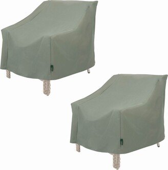 Modern Leisure Basics Patio Chair Cover, 33L X 34W X 31H, 2-Pack, Sage - 33L x 34W x 31H