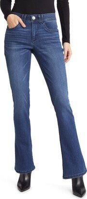 'Ab'Solution Mid Rise Itty Bitty Bootcut Jeans