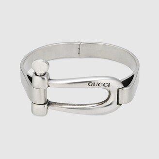 Cuff bracelet with stirrup detail