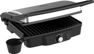 Homcom 4 Slice Stainless Steel Non-Stick Panini Grill Press Sandwich Maker