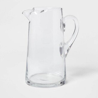 90oz Glass Tall Pitcher with Handle