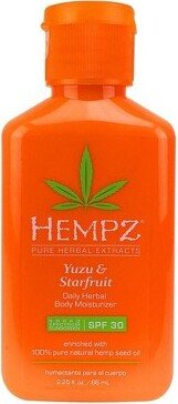 Yuzu and Starfruit Herbal Body Moisturizer Fruit - SPF 30 - 2.25 fl oz