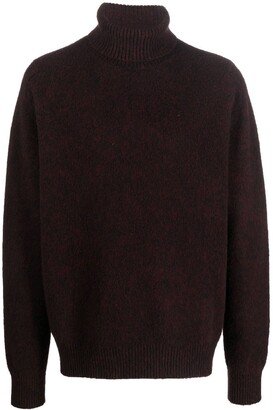 Logo-Knit Roll-Neck Jumper