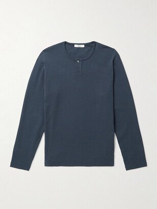 Cotton-Jersey Henley Pyjama Shirt