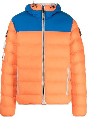 Colour-Block Padded Jacket-AB