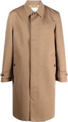 Single-Breasted Cotton Car Coat