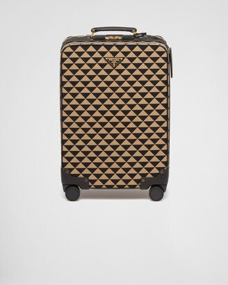 Symbole Embroidered Fabric Trolley