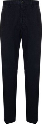 Stretch-Cotton Straight-Leg Trousers-AC