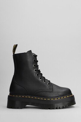 Jadon Iii Combat Boots In Black Leather