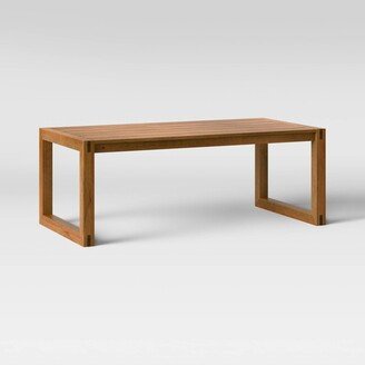 Kaufmann Wood Patio Coffee Table, Outdoor Furniture - Natural - Project 62™