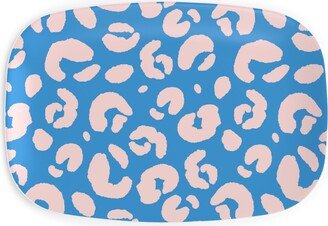 Serving Platters: Jaguar Spots - Blue Serving Platter, Blue