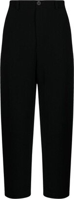 Mid-Rise Straight-Leg Trousers-CJ