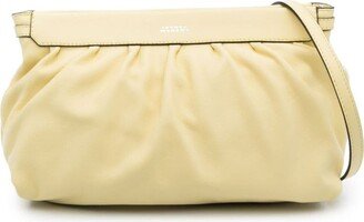 Luz leather clutch bag