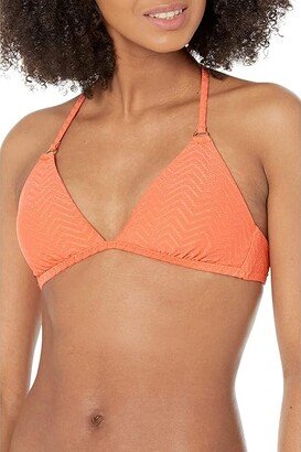 Empire Halter Top (Papaya) Women's Swimwear