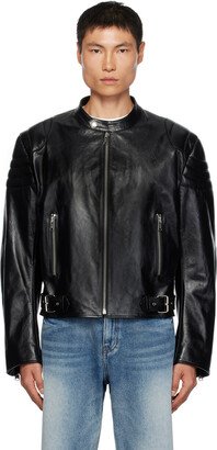 Black Racer Leather Jacket