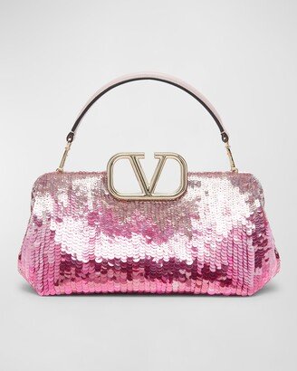 VLOGO Small Shaded Sequins Clutch Bag