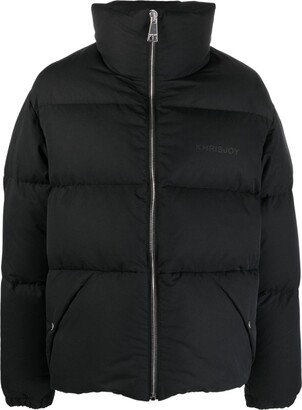 Stitch-Detail Puffer Jacket