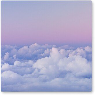 Photo Tiles: Pink Clouds Photo Tile, Metal, 8X8, Purple