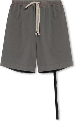 Strap Detailed Drawstring Shorts