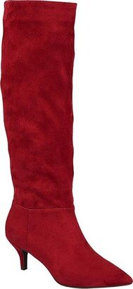 Comfort Foam Vellia Boot - Extra Wide Calf (Wine) Women's Shoes