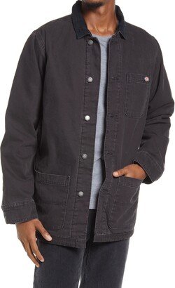 R2R High Pile Fleece Lined Cotton Canvas Jacket