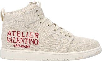 Atelier Logo Printed High-Top Sneakers